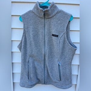 Columbia Heathered Gray Fleece Vest